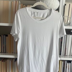 BEYOND YOGA NWOT Classic White T-Shirt